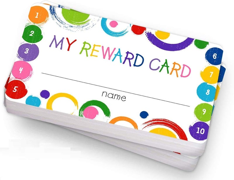 Canopy Street Bubbly And Bright Classroom Reward Cards / 100 School Students Behavior Incentive Cards/Colorful Motivational Teacher Awards - Image 1